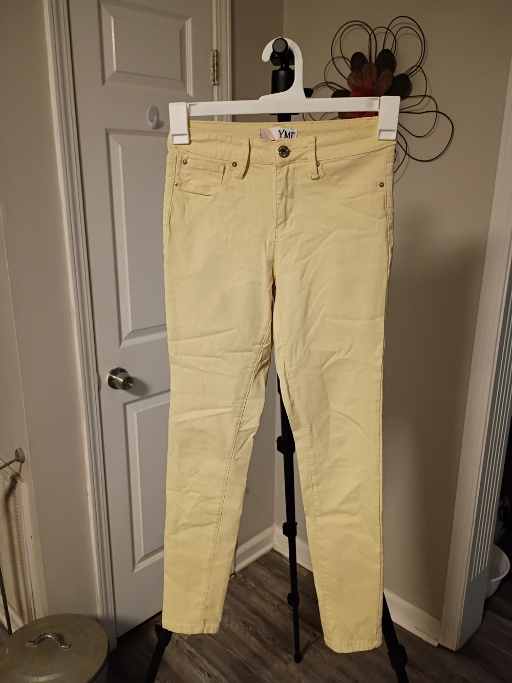 YMI Pale Yellow Skinny Jeans